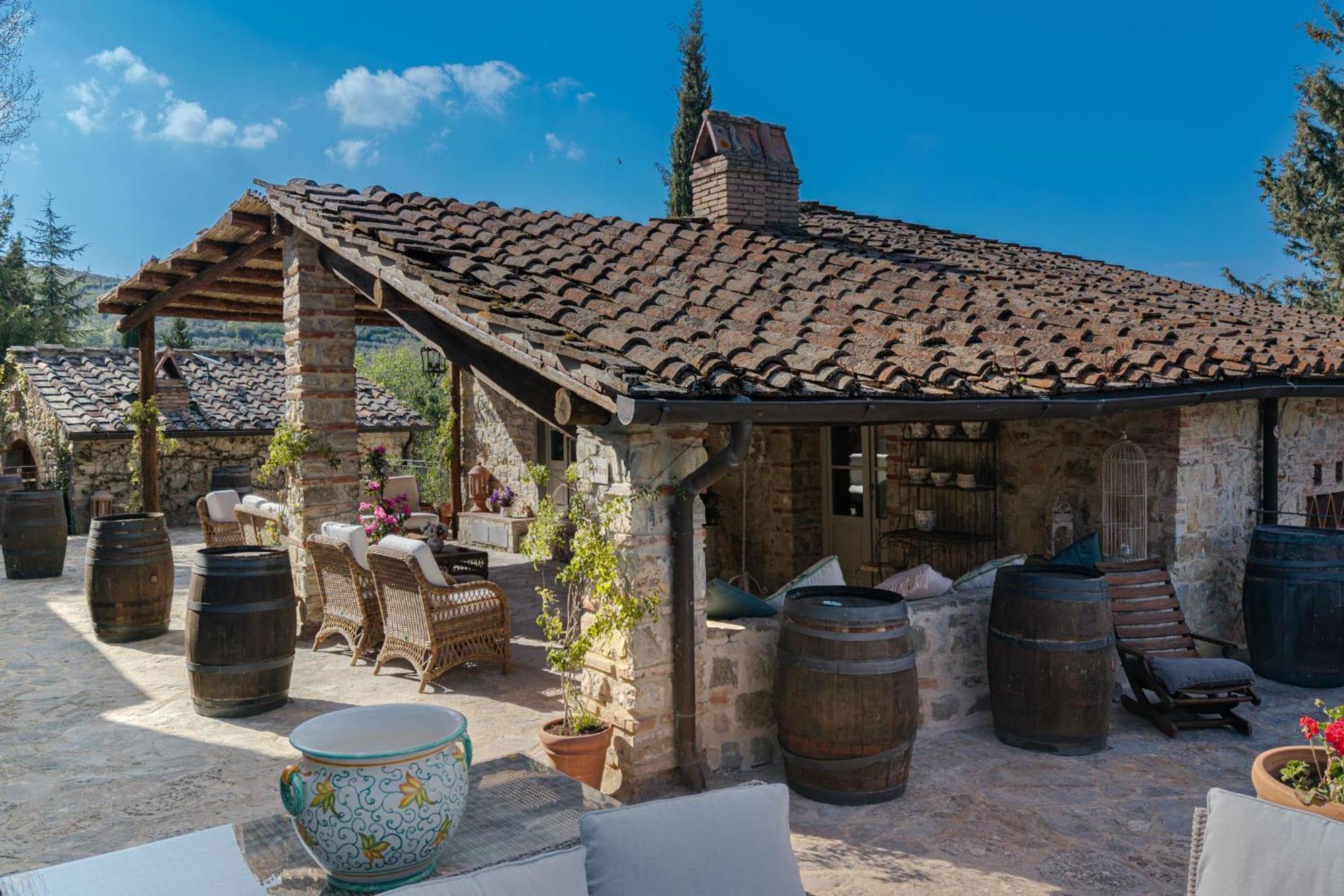 גרבה אין קיאנטי Il Casello Country House מראה חיצוני תמונה